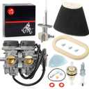 Carburetor Carb and Air Filter Foam Fuel Valve Petcock For Yamaha Raptor 660 660R YFM660R 2001 2002 2003 2004 2005