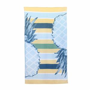 SDS for HD Designs 2024 Peshtemal Pineapple Print Beach Towel, 28 in W x 60 in L