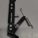 Universal Motorcycle Kickstand Height Adjustable CNC Aluminum Alloy Side Stand for Electric Scooter Motorbike Mini Pit Dirt Bike Black