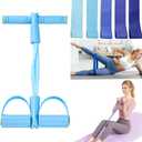 21 Fitness Resistance Bands Set with Pedal System Resistance Bands & Tube Pedal Resistance Device, Multifunction Tension Rope for Full Body Workout, Exercise Bands for Abs, Fashion Puller for Women
