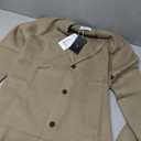 New Sweater V-Neck Solid Color Cardigan Sweater Men's Lazy Style Jacket Clip, Size XL