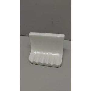 White Vintage Wall-Mounted Ceramic Soap Dish for Shower Wall Retro Ceramic Soap Holder Porcelain Soap Tray for Home Bathtub Bathroom Shower Accessories