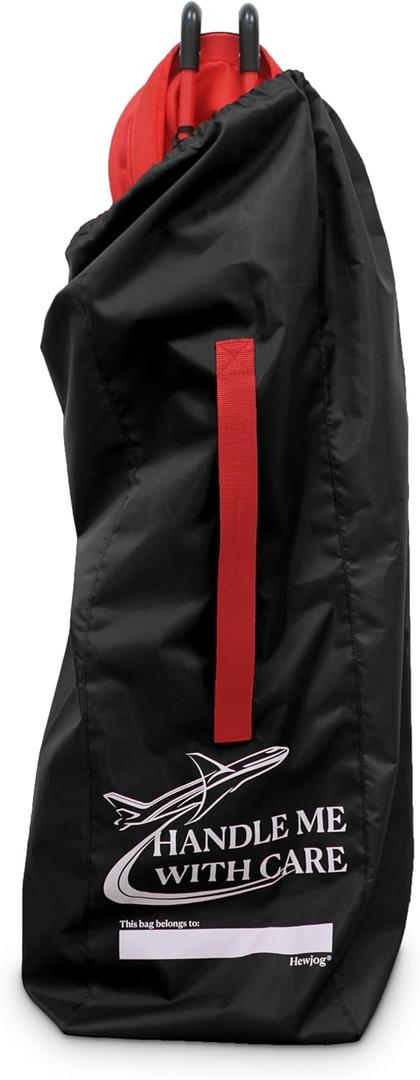 Stroller Travel Bag for Airplane, for Single Umbrella Strollers, Black