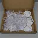 BHCLIGHT 3 Pack Christmas Window Lights, Cool White Snowflakes, Battery Operated Christmas Window Decorations Light up with Suction Cup and Timer Function for Window Glass Wall Decor