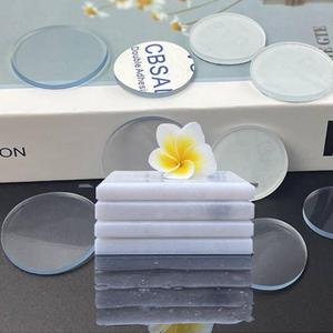99PCS Round Clear Coaster Protector Non-Slip Stickers, 2mm/0.078" Thick, 20mm/0.78" Diameter, Non-Slip Mat, Ideal for Coasters of All Materials, Glass Table Tops, Cutting Boards, Coffee Tabl