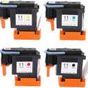 Printer Replacement Set of 4 for 100 110 111 500 510 800 813 850, Clear Resolution, High Compatibility, Stable Performance