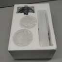 Mid Century Modern Wall Lamp 2 Pack with White Cylinder Glass Shades Matte Black Wall Sconce Bathroom Vanity Lighting Industrial Farmhouse Wall Light Fixtures for Mirror Bedroom Living Room