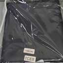 Yourtablecloth Heavy Duty Vinyl Rectangle or Square Tablecloth  6 Gauge  Flannel Backed  Wipeable Tablecloth with Vivid Colors & Many Sizes 52 x 52 Black