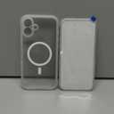 Miracase Magnetic for iPhone 16 Plus Case Full-Body Phone with Built-in Glass Screen Protector, [Compatible with MagSafe] Military Drop Proof 16 Plus Cover Bumper 6.7 inch, Matte Clear