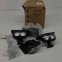 4 Pack Solar Spot Lights Outdoor Waterproof IP68, Super Bright LED Landscape Lighting with 9 Colors 3 Brightness Fixable Colors for Yard Pathway Garden House Lawn