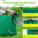 7 Pack 5 Gallon Plant Grow Bags - Mixed 7 Colors with Reinforced Handles & Aeration Design, Ideal for Tomato, Flowers & Fruits