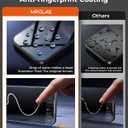 3 x MRGLAS 4-Pack TOP 9H+ Glass for iPhone 16 Plus Screen Protector [Auto Alignment Kit] [10X Military Protection] UNBREAK Tempered Glass Flim for 16 Plus 6.7 inch Longest Durable Case-Friendly (Transparency)