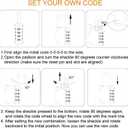 2 x Gym Padlock, 4 Digit Outdoor Waterproof Resettable Combination Padlock for School Gym Locker(1 Pack Black)