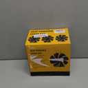 VODA Wood Stove Fan Heat Powered Fireplace Fans Non Electric, Heat Activated Thermal Fan for Wood Burning Stove/Log Burner, Stove Accessories Thermometer