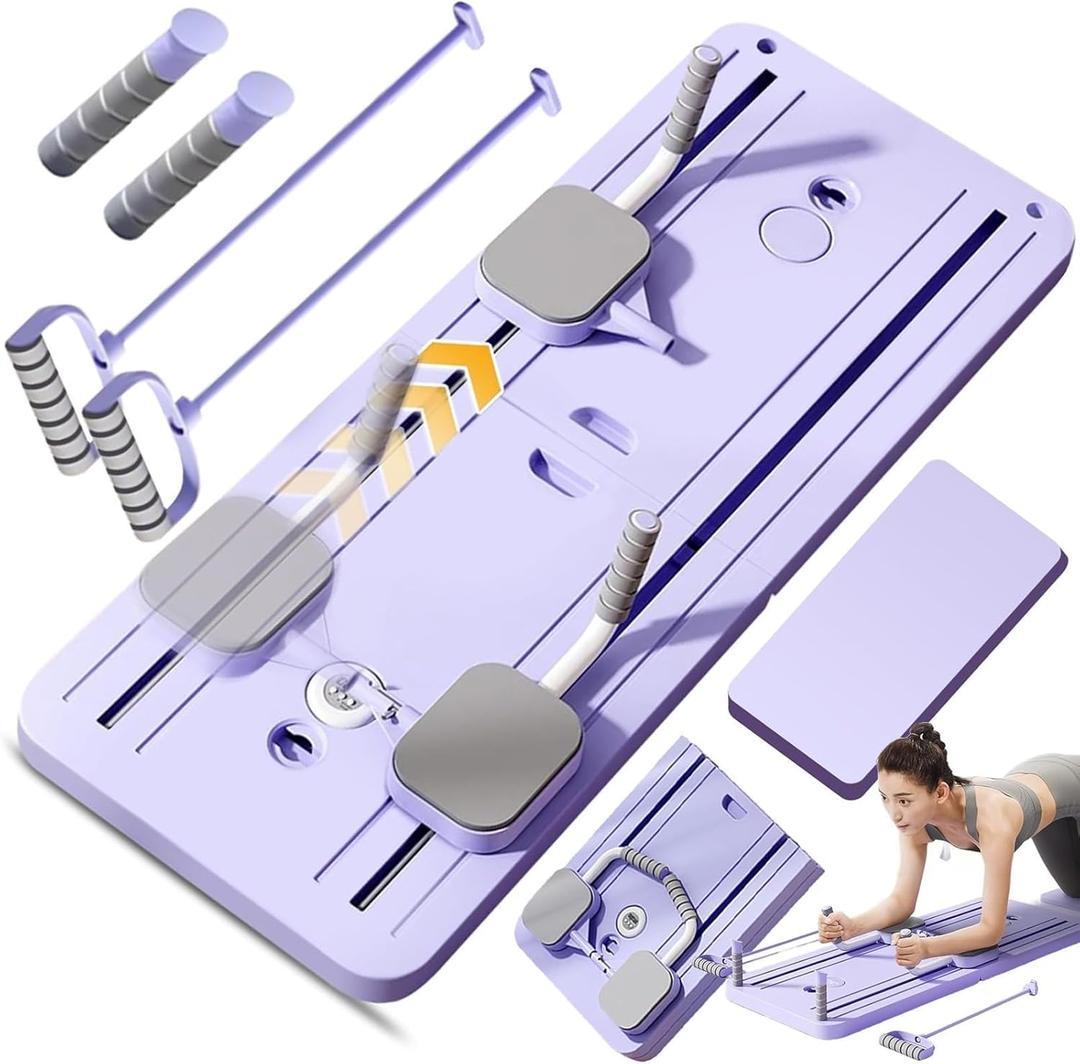 Pilates Board, Multifunctional Abdominal Board, Ab Core Trainer, Ab Trainer Machine, Ab Board, Exercise Board, Abs Workout Equipment, Core Workout Equipment. (Purple)