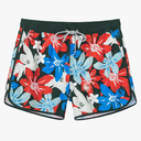 SURF CUZ Mens Swim Trunks 5" Swim Shorts Vintage Bathing Suits with Mesh Lining 80s 90s Retro Swimwear Board Shorts, M