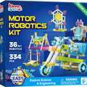 Klever Kits 36-in-1 Motor Robotic Kits, Make Your Own Kids Craft Kits Educational STEM Toys for Ages 8-13 Boys and Girls, Science Gifts for 8 Years Old by Jova