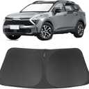 Windshield Sun Shade Custom Fit for 2023 2024 2025 2026 Kia Sportage Accessories Foldable Sunshade Sun Blocker Protect Car from Sun Rays & Heat Damage Keep Your Car Cooler
