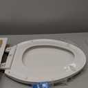 KOHLER 20110-0 Brevia, Slow Close Toilet Seat, Elongated Toilet Seat, Grip-Tight Bumpers Quick-Attach Hardware, White