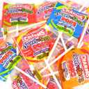 Tootsie Roll Charms Pops, in 5 Assorted Sweet/Sour Flavors, 0.6 Ounce (Pack of 48)