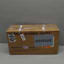 Corner Shower Caddy Tension Pole: Stainless Steel Rustproof 4-Tier Shower Organizer - 47-121 inch Adjustable Bathroom Shelves for Bathtub Shampoo Storage - Tension Rod Floor Standing Bath Rack - Black