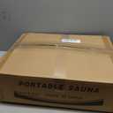 Smartmak Full Size Steam Sauna Tent, Three Person Portable Full Body Home Spa Room, Personal Large Space for Relaxation, Steamer NOT Included