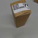 VITVITI Glass Mouthwash Dispenser for Bathroom, 10 OZ Mouth Wash Container Bottle with Lid Cup, Countertop Small Clear Refillable Mouthwash Dispensers Decanter (Black)