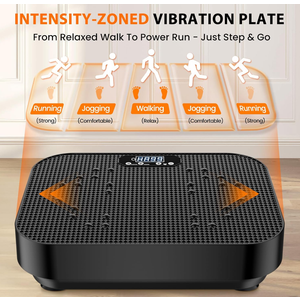 Vibration Plate Exercise Machine, 2025 Upgraded Fitness Lymphatic Drainage Full Body Workout Shaker For Weight Loss, Featuring a 330 LBs Capacity Vibrate Fitness Platform With 8 Modes