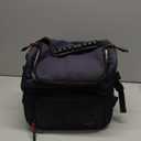 MIER Dual Compartment Lunch Bag Tote with Shoulder Strap for Men and Women Insulated Leakproof Cooler Bag, Dark/ Navy Blue