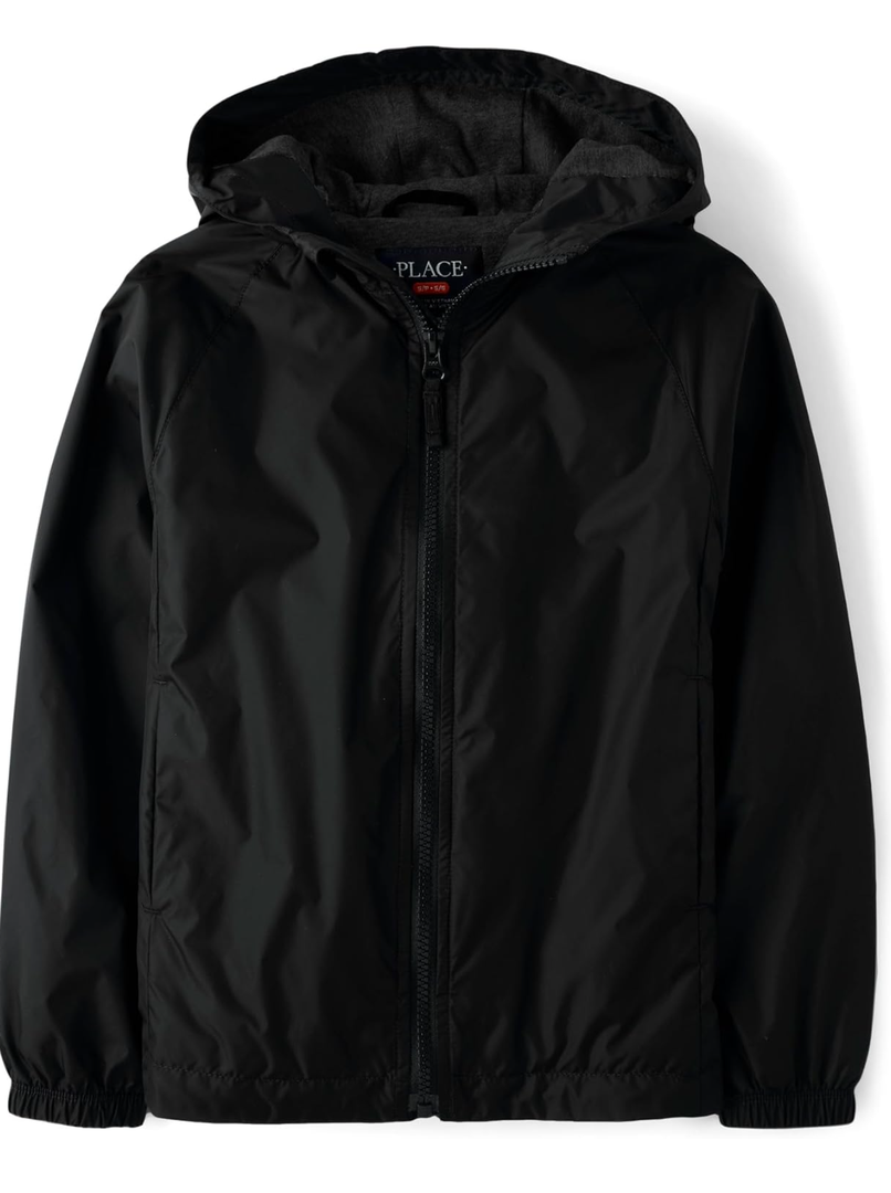 The Children's Place Boys' Uniform Windbreaker Jacket, Size 5T