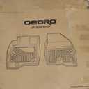 Oedro 4x4 replacement floor mats black 5 pcs. 