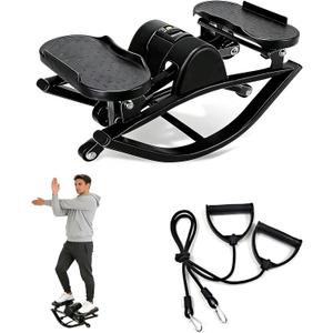 Lhanel Rock Stepper, Lhanel Stepper, Side-to-Side Exercise Machine,Burn Fat Faster in 15 Minutes, with Digital Display & Anti-Slip Mat
