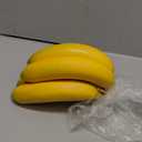 Woration Realistic Lifelike Artificial Banana Bunch Simulation Fruit Decorative Fake Food Model Display Photography Props Kitchen Wedding Home Party Decor - 5 Heads