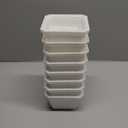 Bed Risers 2 Inch Heavy Duty, Furniture Risers for Bed Frame, Couch, Desk, Chair, Lifts Up to 1,500 lb, Set of 8, White