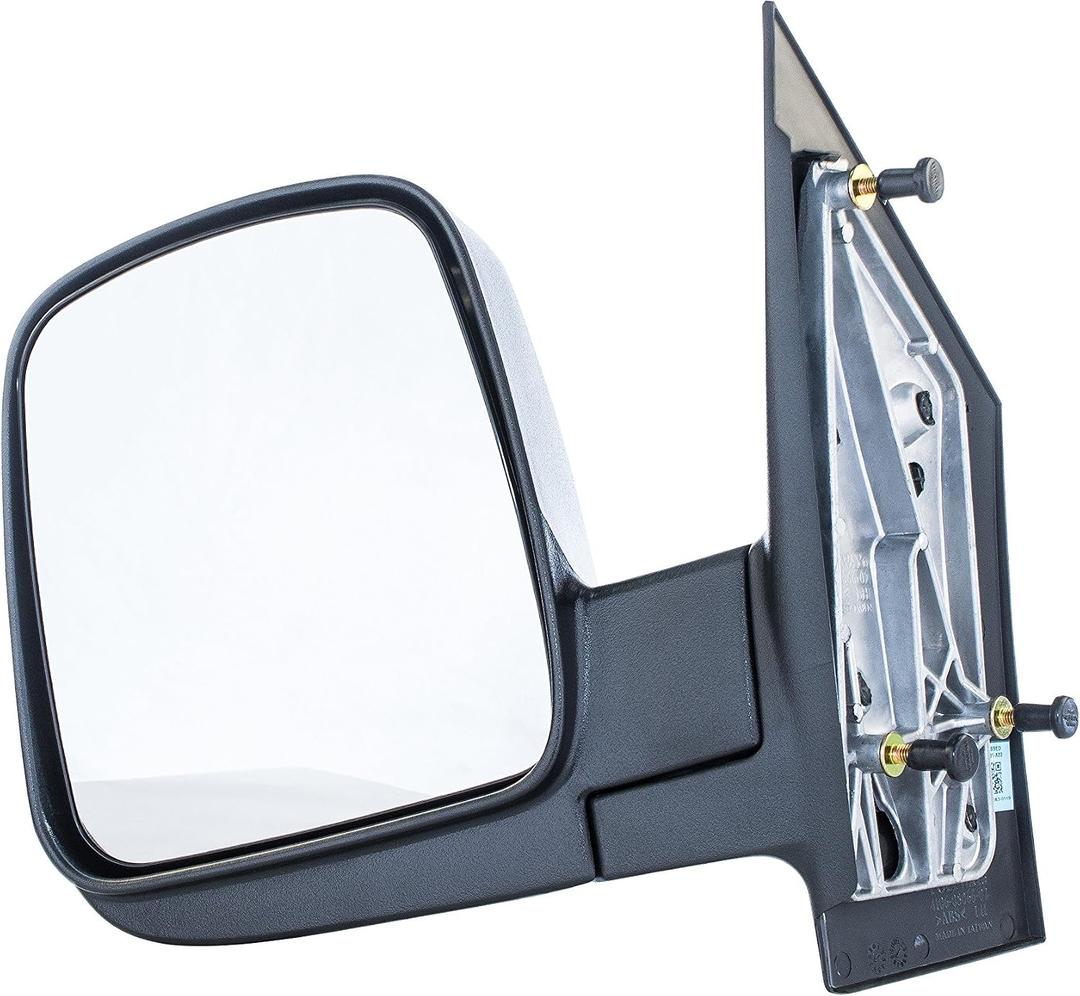 Dependable Direct Driver Side Mirror Fits Chevy Express, GMC Savana (03 04 05 06 07 08 09 10 11 12 13 14 15 16 17) Textured Non-Heated Folding Left Outside Rear View Replacement Door Mirror, GM1320284, 16x16x15in, 6LB