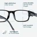 Gaoye 1.25 Reading Glasses Women, Eyeglasses, Blue Light Readers for Women, Computer Eye Glasses (Black+clear+floral Green Solid Color+floral Blue Solid Color+floral Brown Solid Color, 1.25 x)