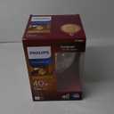 Philips 40W Equivalent Amber G63 Medium Dimmable LED Decorative Light Bulb - Pack of 1