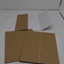 Trifold Poster Board, 24" x 16", 3-Pack, White Corrugated Project Boards for Science Fairs, School Projects, Event Displays, and Business Presentations