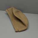 Decorative Wicker Storage Basket, 11" x 9" Indoor Plant Basket for Home Decor, Round Woven Dog Cat Toy Bin with Handle, Bathroom Towel Storage, Jute Planter Holder, Shelf Closet Organizer