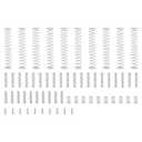 3D Printer Accessories Compression Spring Assortment Kit for Bambu-Lab X1/X1C/X1E/P1P/P1S A1 Mini DIY 3D Printed Part Model - Light Load Springs Standard Part