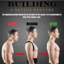 3-in-1 Posture Corrector for Men & Women | Adjustable Back Brace with Lumbar & Upper Back Support | Spine Alignment, Shoulder Straightener & Pain Relief | Breathable Full Back Support Brace (Black)