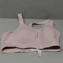 Yvette Sports Bra High Impact Adjustable Criss Cross Back, Full Support for Large Bust No Bounce (X-Large Plus, Pink)