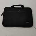 amCase Chromebook Case-11.6 to 12 inch Neoprene Travel Sleeve with Handle-Black