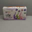 Square Magnet Button Maker Press Machine with 100 Sets Square Badge Making Supplies 2'' x 2'', Custom Fridge Badges  Ideal for Parties, Events, Business, School (Purple)