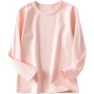 Girls Long Sleeve T Shirts Toddler Kids Basic Crew Neck Tees Cotton Layering Tops 9-10Y