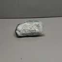 Mr. Pen- Christmas Tree Skirt 24 inches, White Faux Fur Christmas Tree Skirts with Gold Snowflakes, White Tree Skirt