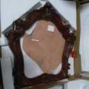 Acme Versailles Arched Top Wood Frame Dresser Mirror in Cherry Oak