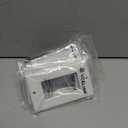 VCE Brush Wall Plate Cable Pass Through with Bracket, Decorator Cover for Low Voltage Cables - White, 2-Pack