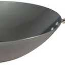 Dexam 12108512 Professional Carbon Steel Wok 30cm/12-inch, Black