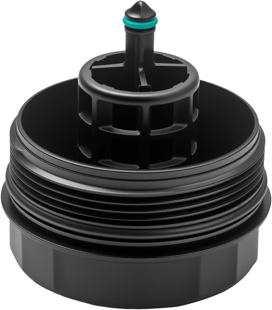 Oil Filter Housing Cover Cap Compatible With BMW Vehicle 128i 135i 528i 528i 328i 335i 530i 740i X3 X5 X6 2006-2016 Replace# 11427525334 Engine Oil Fitter Cover